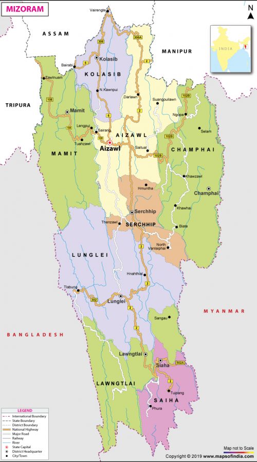 mizoram-map